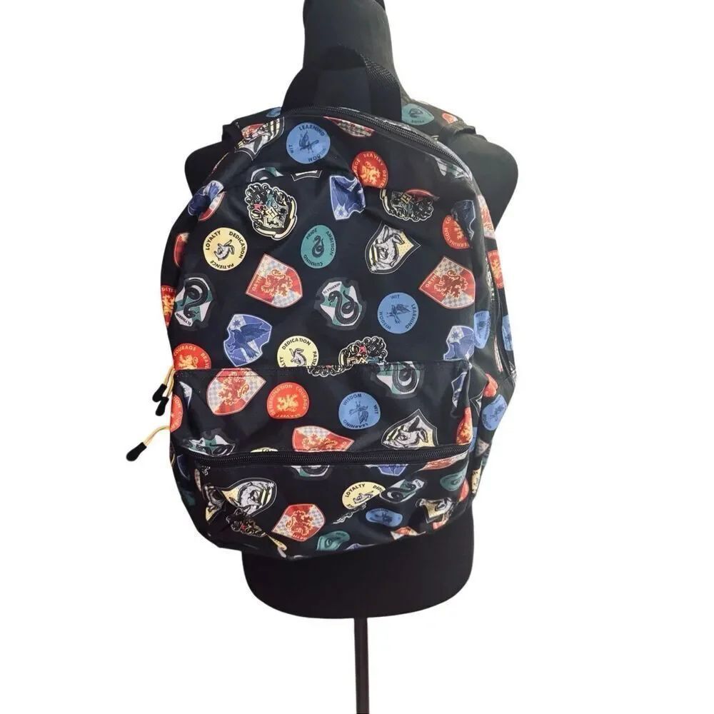 Harry Potter Hogwarts Houses Backpack Gryffindor Slytherin Ravenclaw Hufflepuff